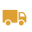 icono envios dorado transp
