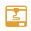 icono impresion dorado transp